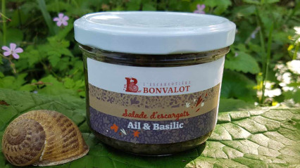 Salade d’escargots ail et basilic - 180g